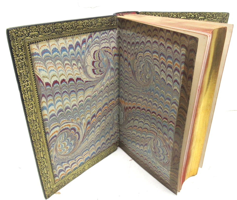 SIXTE V & CLEMENT VIII BIBLIA SACRA 1859 Titre gravé Belle Relure TESTAMENTS - Photo 2/4