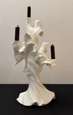 Christian Siriano White Ghost Candelabra w/ white spray paint for nice finish