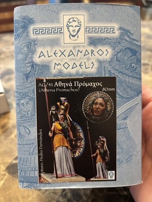 ALEXANDROS MODELS - ATHENA PROMACHOS - 80MM WHITE METAL