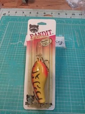 Pre Pradco Bandit Crankbait Series 400 Nip 26/gold Sparkle Mississippi Made