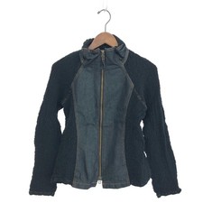 me ISSEY MIYAKE denim jacket in good condition made of compressed material diffe
