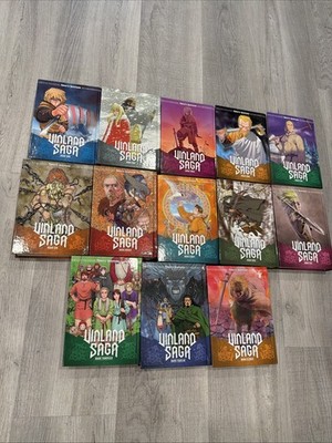 Vinland Saga Manga Hardcover Complete Set Volumes 1-13 English
