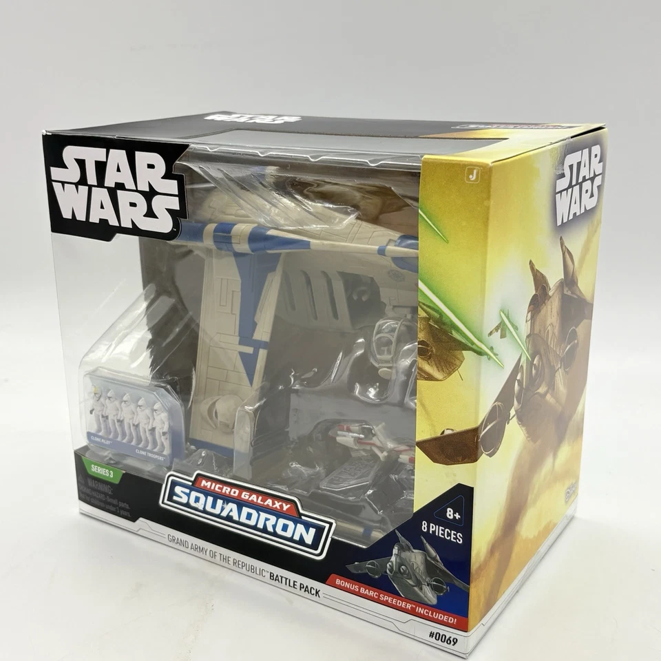 Star Wars Micro Galaxy Squadron Gran Ejército de la República Battle Pack (Azul) Foto 3 de 4