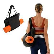 Yoga Mat Bag Carrier, Gym Bag with Yoga Mat Holder for Women Men, Waterproof ...