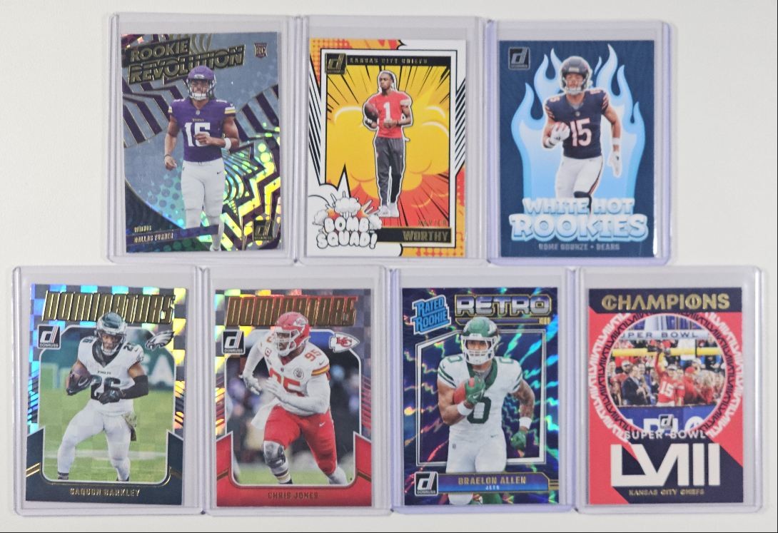 [7] DALLAS TURNER BRAELON ALLEN 2024 DONRUSS ROOKIE REVOLUTION RC Q3152