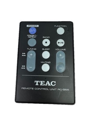 TEAC Remote Control Unit RC-955 RC955 Tested Working BATTERY NOT INCLUDED