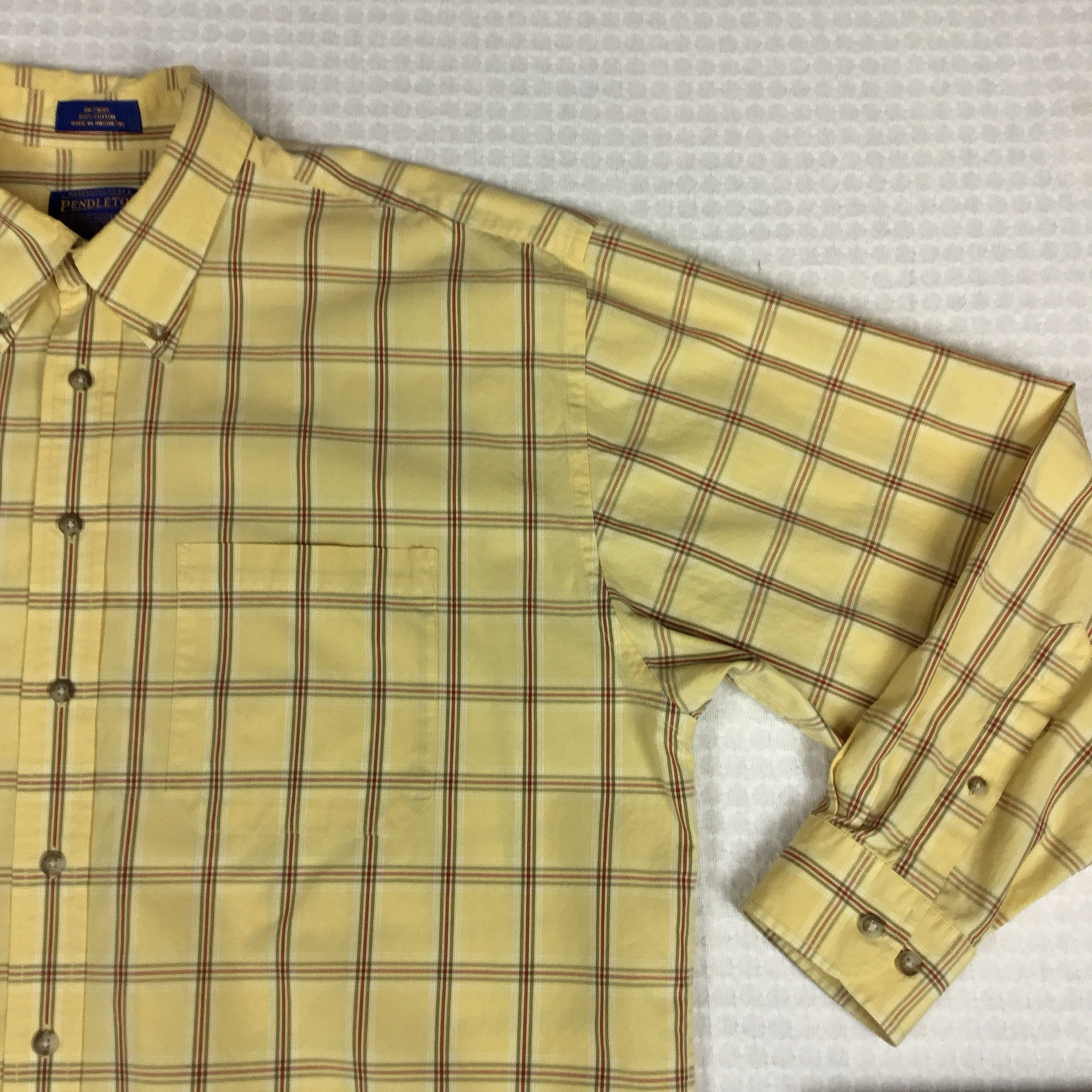 Pendleton Button Front Shirt Long Sleeve Mens XL … - image 7