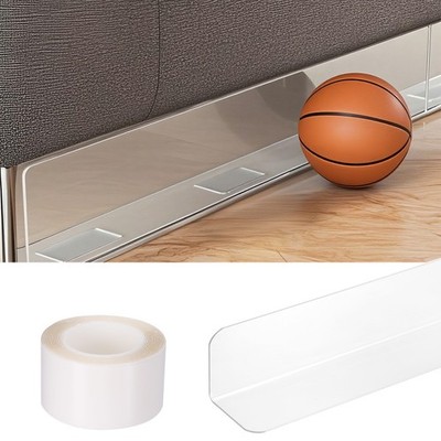 5Pcs transparente Sofa-Blocker, 16'' L x 1.6'' H für Betten-Unterkriechschutz