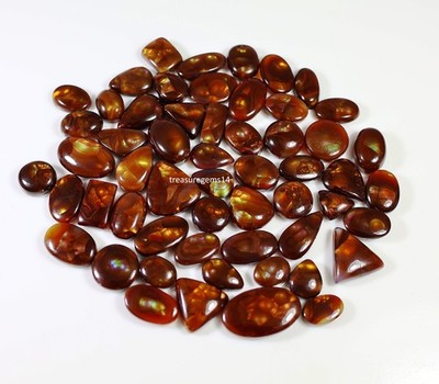 Natural top quality mexican fire agate 15 Ct Wholesale Lot Cabochon gemstone
