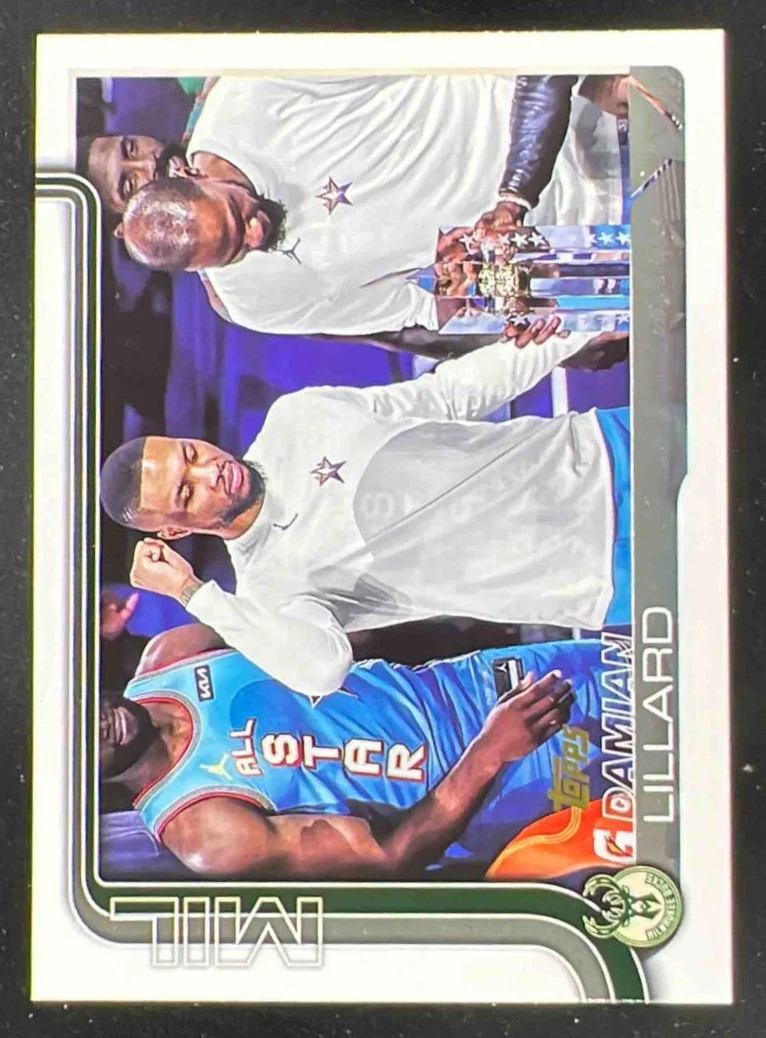 2025-26 Topps Golden Mirror Image Variation SSP #55 Damian Lillard
