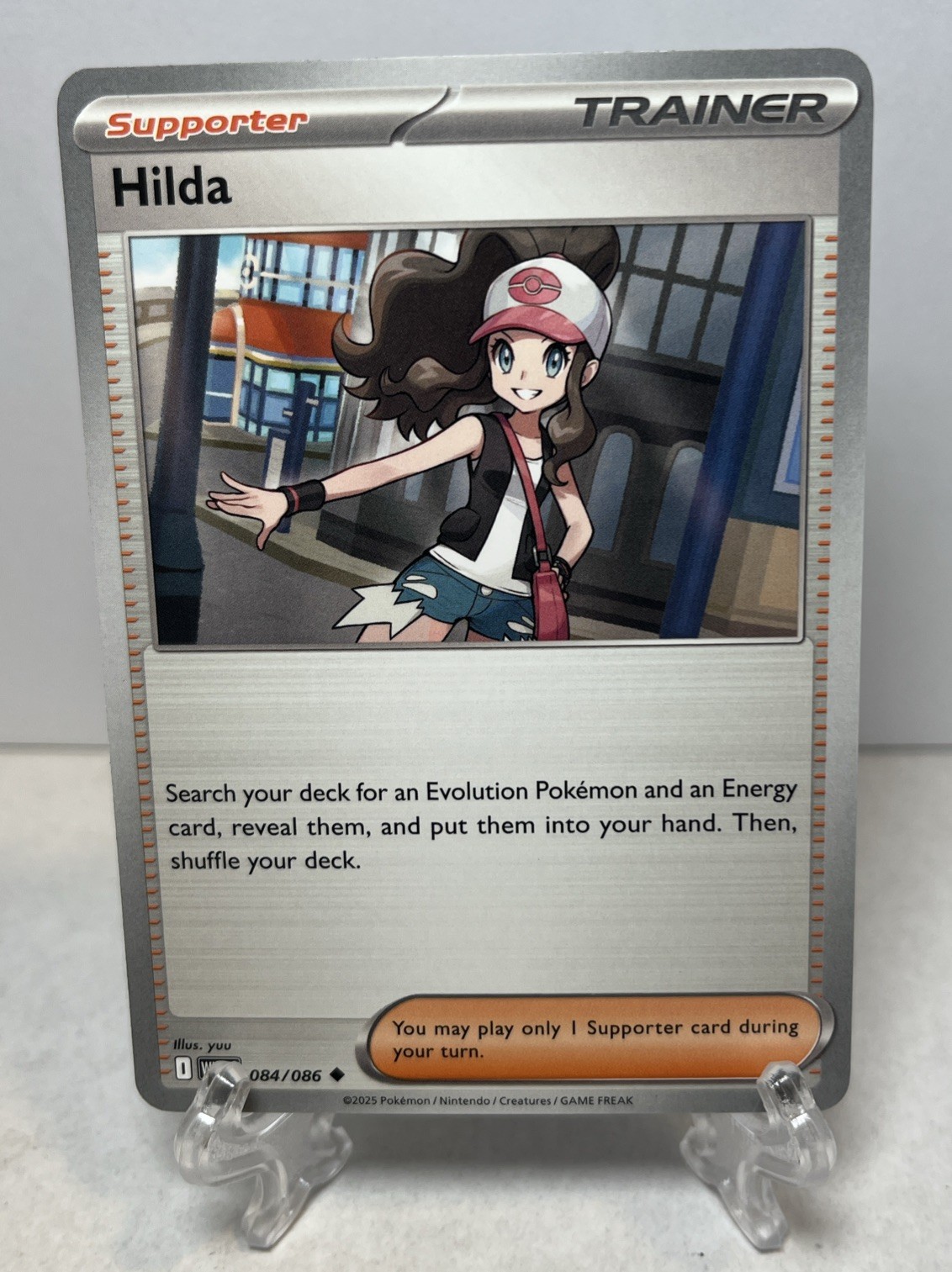 Hilda 84/86 SV White Flare Pokemon Card TCG NM Supporter Trainer