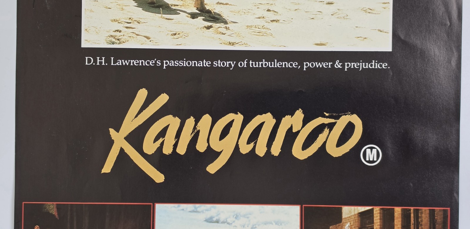 Original Kangaroo (1986) Australian Daybill Poster Judy Davis UNFOLDED NOS image 4