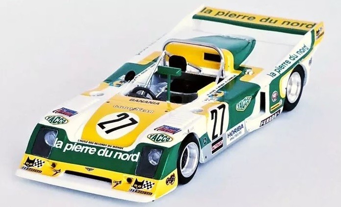 Chevron B36 Le Mans 1979 Trofeu voiture miniature idéale pour décorer un bureau de passionné