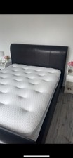 King Size Dreams Leather Bed With Mattress Next Quilt Bedding 2 Fitted Sheet ￼