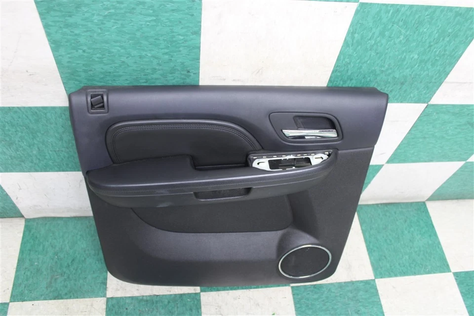 *NOTE* 09' ESCALADE Leather Black Left Rear Interior Door Trim Panel Back Driver Foto 4 de 4