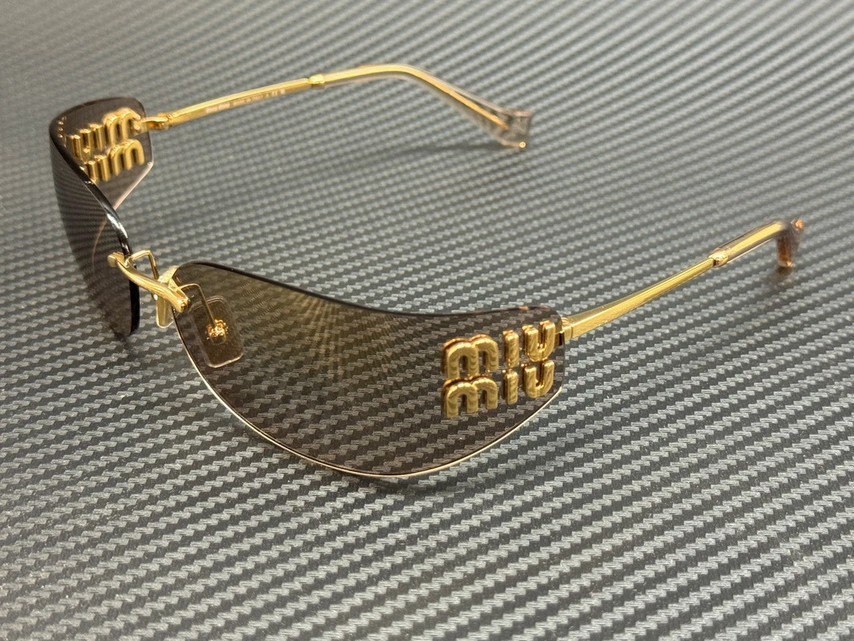 Brown Plastic Frame Sunglasses Miu Miu for Women | eBay display picture 1