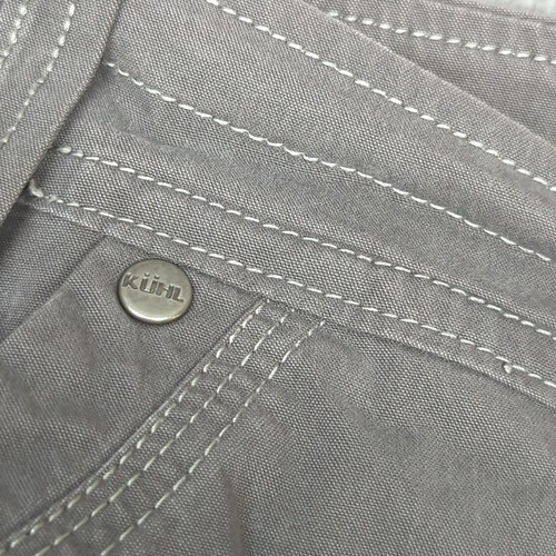 Kuhl Cargo Shorts Women's Size 12 Gray Splash 11" Hiking Camping Outdoors - Picture 4 of 11