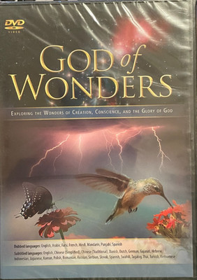 GOD OF WONDERS EXPLORING THE WONDERS OF CREATION MULTI LANGUAGE DVD - New Sealed