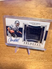 2023 Panini National Treasures - Colossal Signatures Calvin Hill #COL-CHI /49...