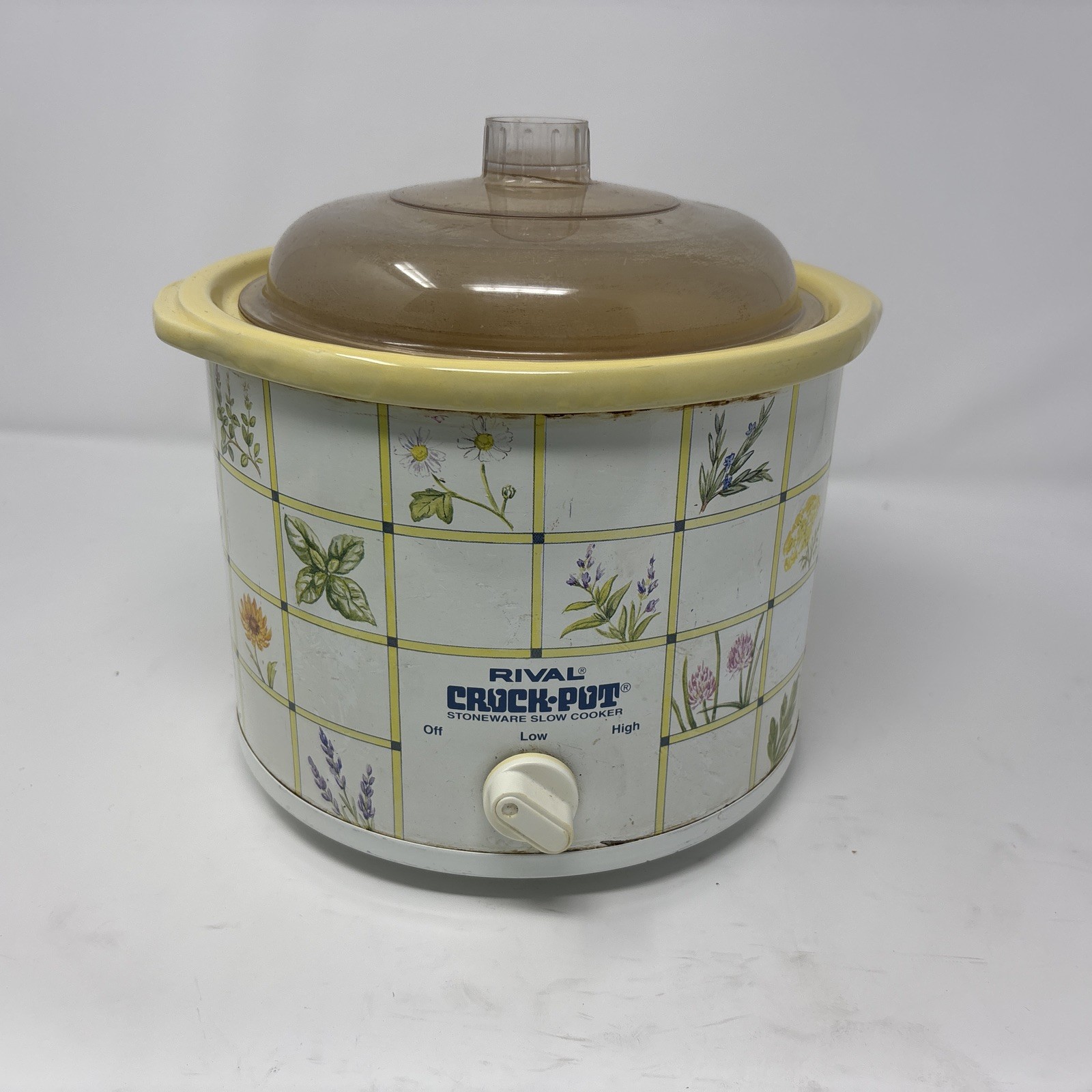 Rival Crock Pot 3120 Blue Floral 2.5 Quart