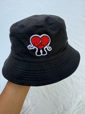 Brand New Un Verano Sin Ti Bad Bunny Embroidered Bucket Hat Black