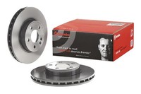 2X Bremsscheibe Prime Line - UV Coated Brembo 09.8404.11 FüR Mercedes Vito Viano