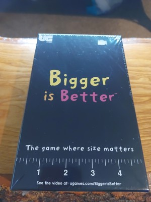 Bigger is Better Game - New and unopened - box is marked - low price