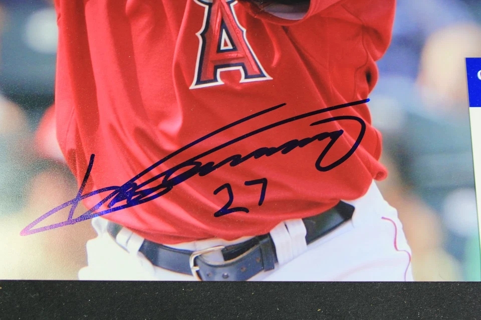 VLADIMIR GUERRERO SR. Signed Autographed Auto 11x14 Photo Anaheim Angels PSA COA - Image 3 of 4