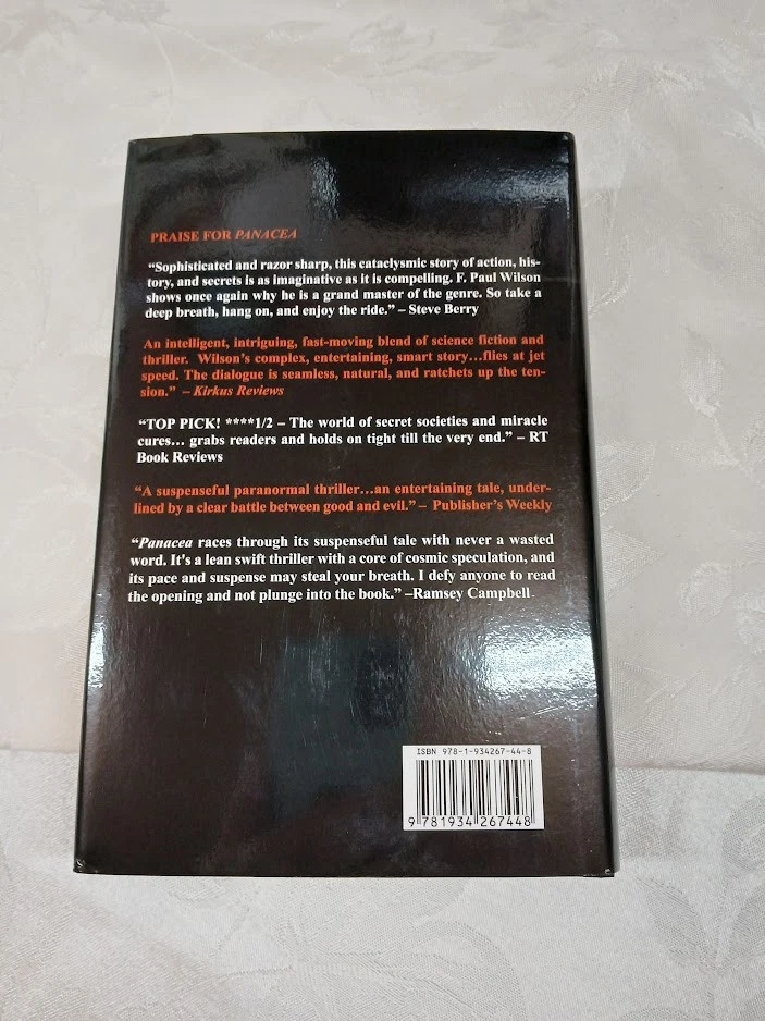 Panacea by F. Paul Wilson 2017 Gauntlet Press Snd/Ltd/HCDJ/1st Ed - Image 3 of 4