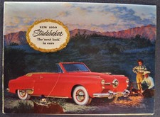 1950 Studebaker Brochure Commander Champion Sedan Coupe Conv. Nice Original 50
