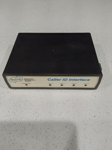 CallerID  WHOZZ CALLING? 4 Basic POS Caller ID Display Box 4 Lines RJ11 DB9