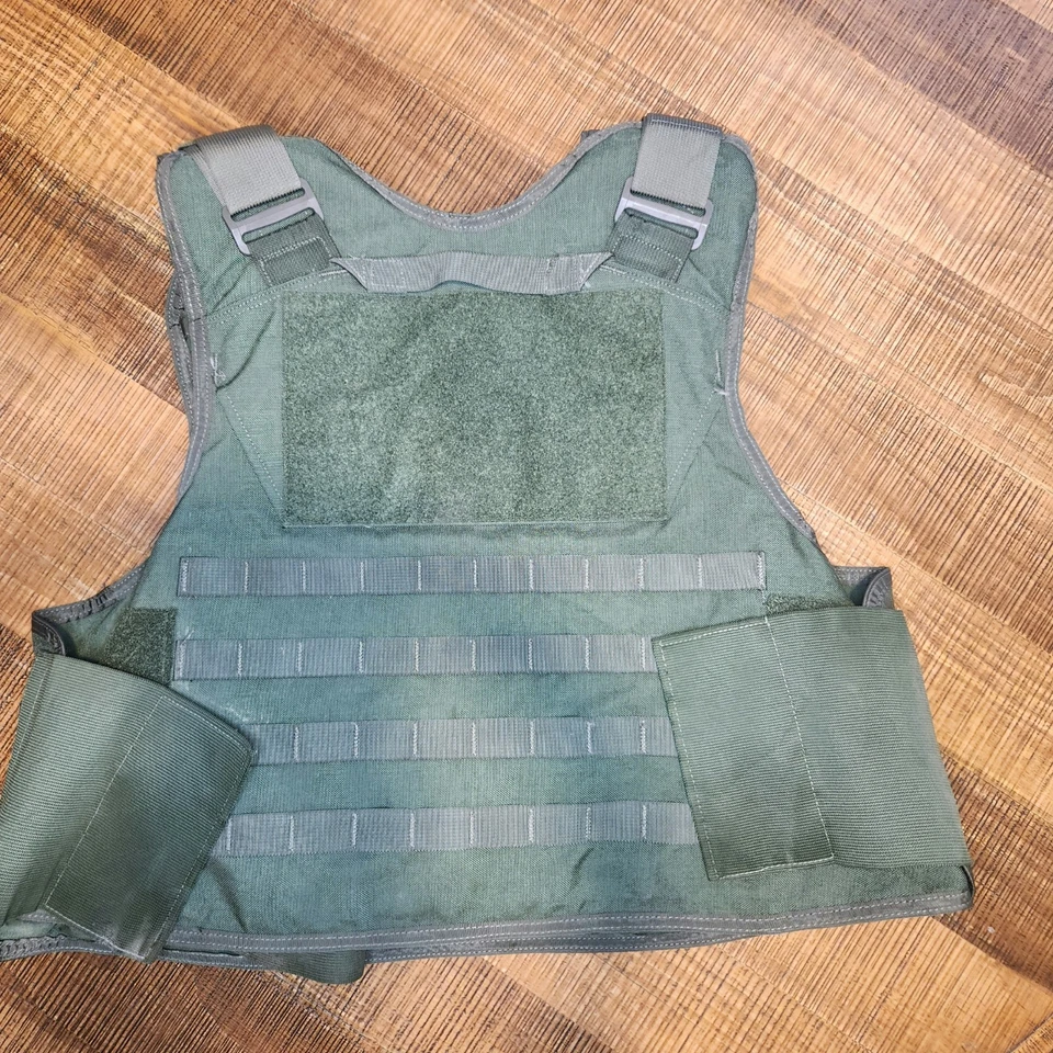 Tactical Vest  Plate Carriers Men Green  Standard Armor 2XL/3XL Green Mole - Image 3 of 4