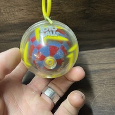 YOYO Ball 2003 by Big Time Toys LLC Yellow Red Blue Vintage Toy