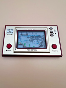 Vintage 1981 Nintendo Game & Watch Octopus OC-22 Wide Screen CIB Grade A MIJ
