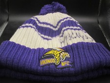 Harrison Phillips Minnesota Vikings Signed Game used Sideline Winter Hat NFC