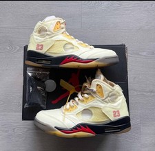 Jordan 5 SP x Off-White Mid Sail for Sale | Authenticity Jordan 5 SP x Off-White Mid Sail for Sale | Authenticity