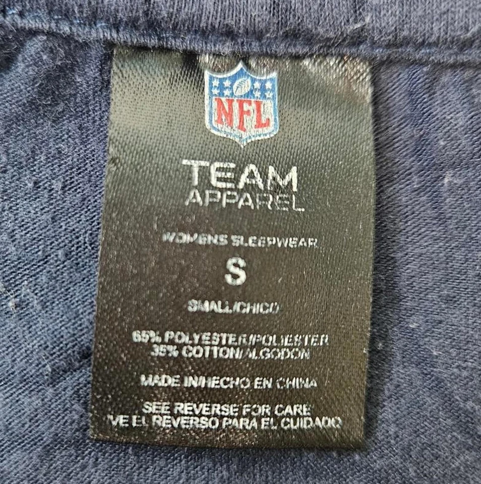 Camiseta Feminina Manga Curta NFL Team Apparel New England Patriots Tamanho Pequeno - Imagem 3 de 4