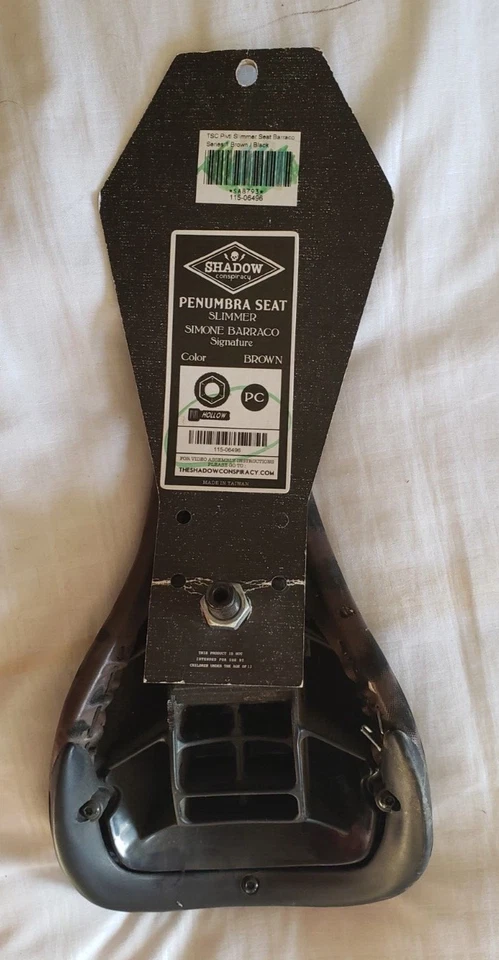 Asiento Penumbra Pivotal BMX The Shadow Conspiracy SIMONE BARRACO SIGNATURE Marrón Foto 2 de 4