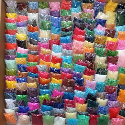 Preciosa Seed Beads 5 Grams 200 Colors Jewelry Embroidery Kit Czech 10/0 Bead