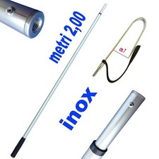 raffio inox pesca mare barca manico telescopico