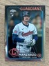 2024 Topps Chrome Update Base Kyle Manzardo RC Cleveland Guardians #USC26