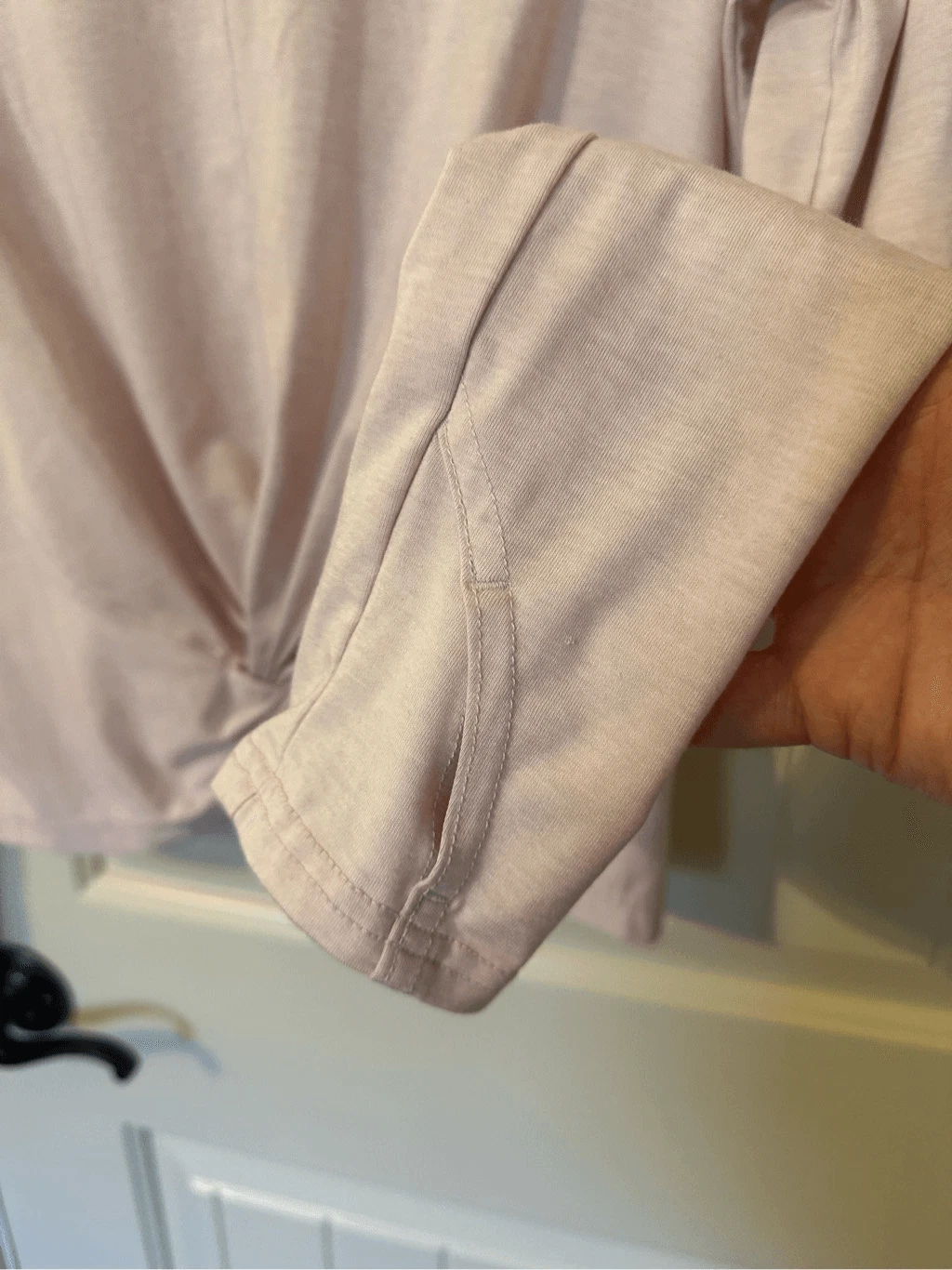 athleta long sleeve essence twist workout shirt