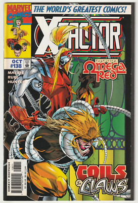   X-FACTOR #138 Coils & Claws, Marvel Comics 1997 US-COMICHEFT TOP Z1
