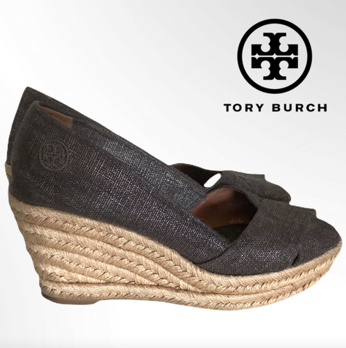 tory burch canvas espadrille wedge