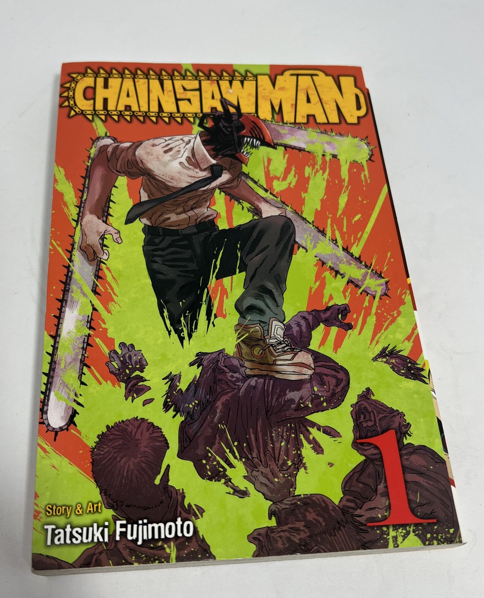 Chainsaw Man Vol. 1 English Manga Tatsuki Fujimoto Book Official