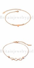 Women Heart Beads geometry Ankle Bracelet Anklet Foot Beach Chain Jewelry