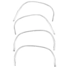 1970 1971 1972 Chevelle Wheel Opening Molding Set Right+Left+Front+Rear 4 PCS