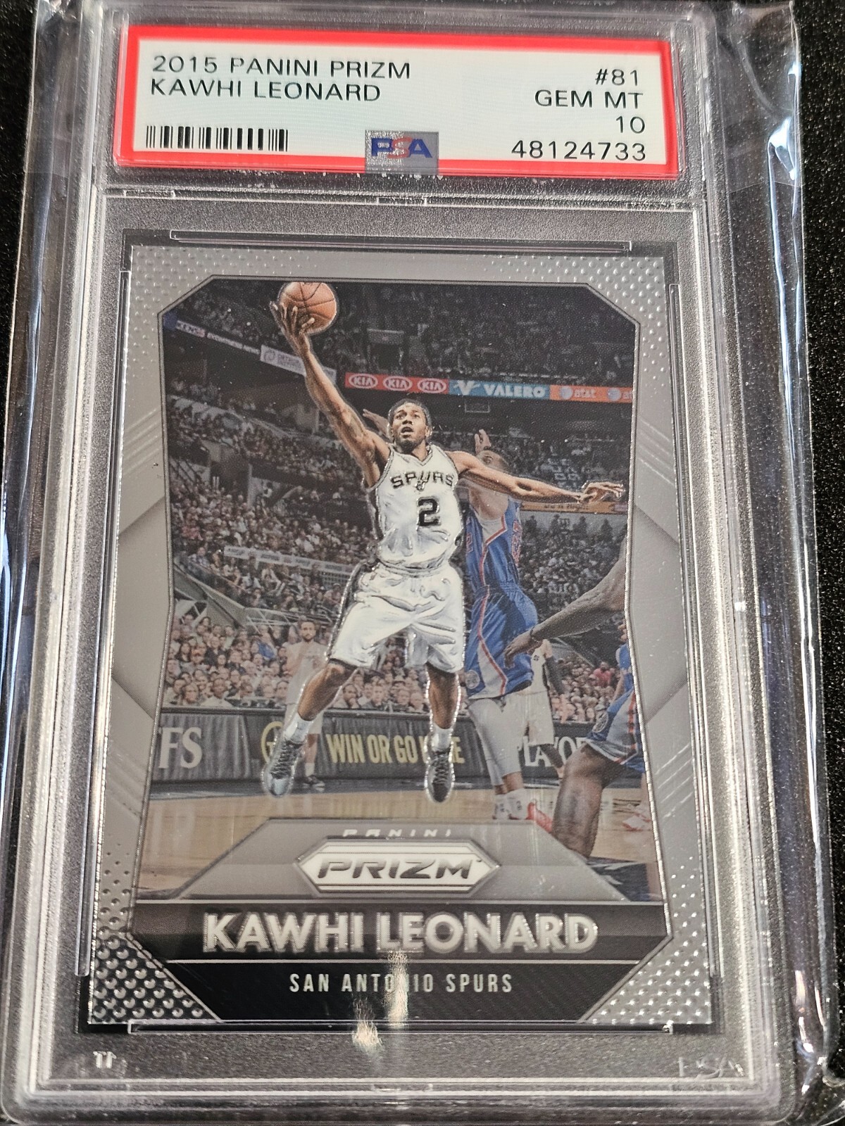 2015 Panini Prizm - #81 Kawhi Leonard PSA 10 Gem Mint