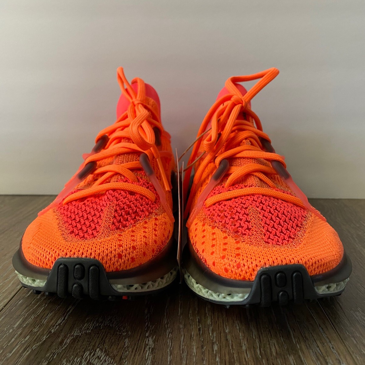 Adidas 4D Fusio Prime Knit Running Shoes Screaming Orange 
