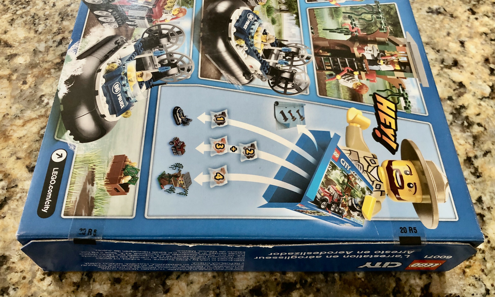 Lego Police Raft LEGO 60071 City Hovercraft Arrest New Sealed Boat Police Raft NIB ...